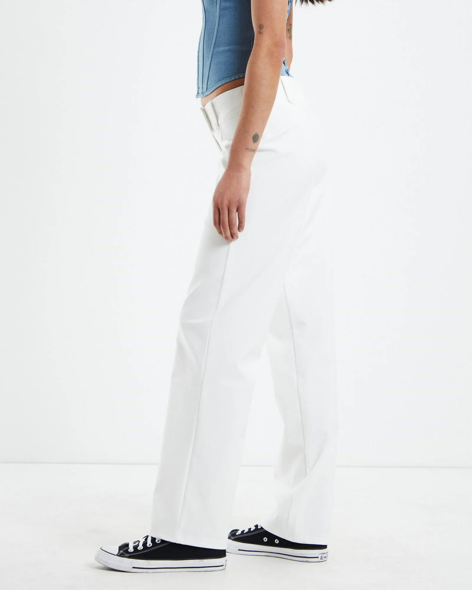 Neon Hart Jaylee Low Rise Pants White