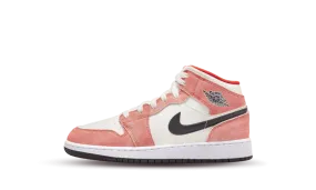 Nike Air Jordan 1 Mid SE Orange Suede