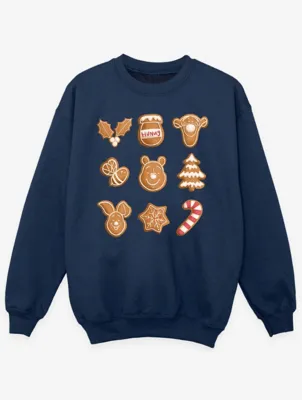 NW2 Winnie The Pooh Cookies Kids Navy Sweatshirt | Sweatshirts & Hoodies | George at ASDA