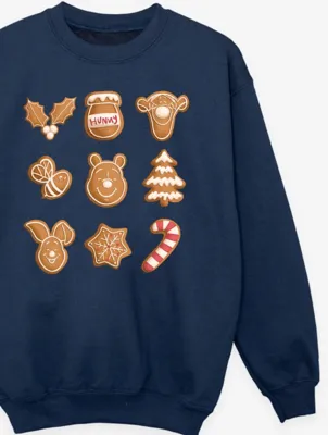 NW2 Winnie The Pooh Cookies Kids Navy Sweatshirt | Sweatshirts & Hoodies | George at ASDA