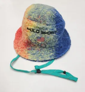 Nwt Polo Ralph Lauren Polo Sport Tie Dye Fleece Bucket Hat