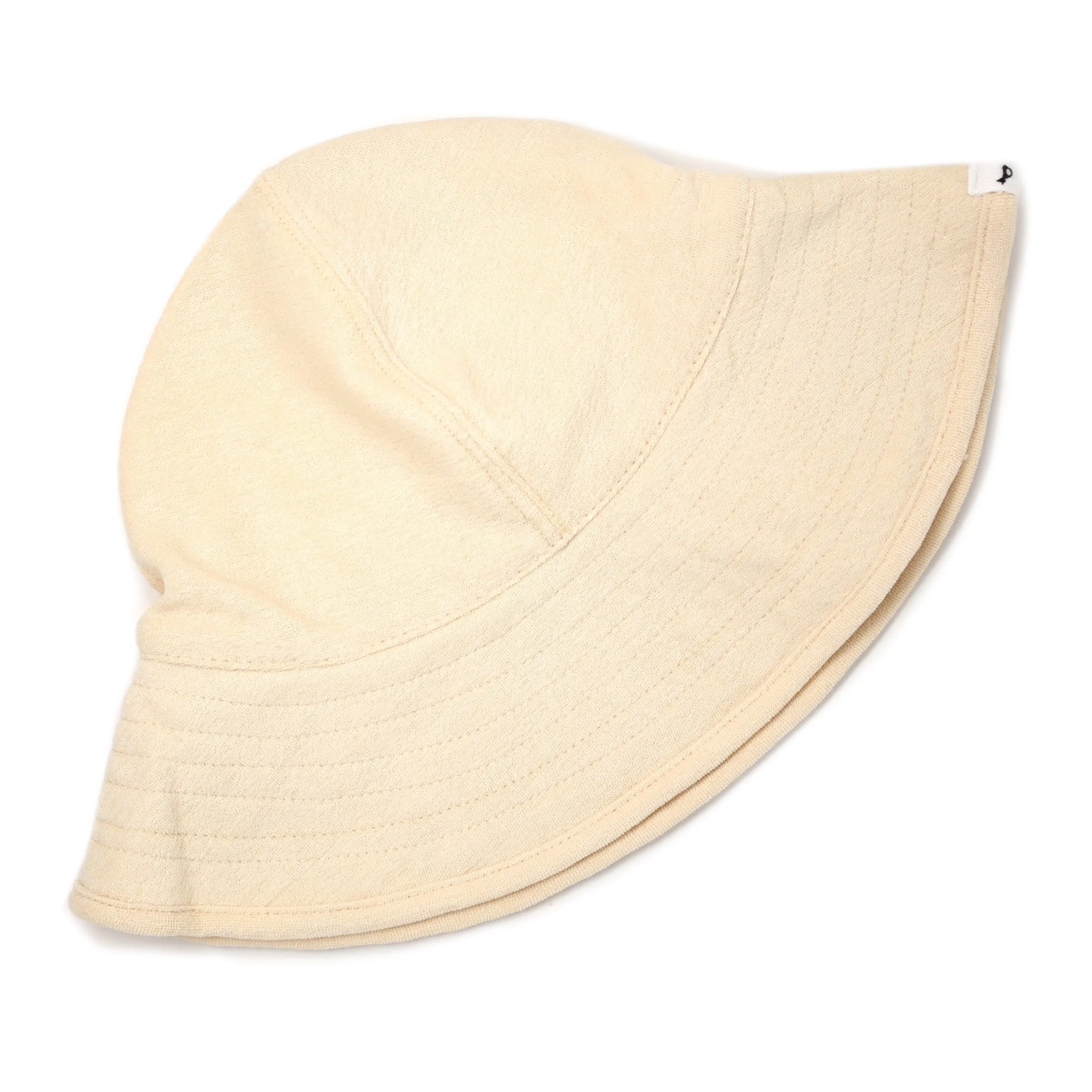 oh baby! Cotton Terry Sun Hat with Strap - Natural