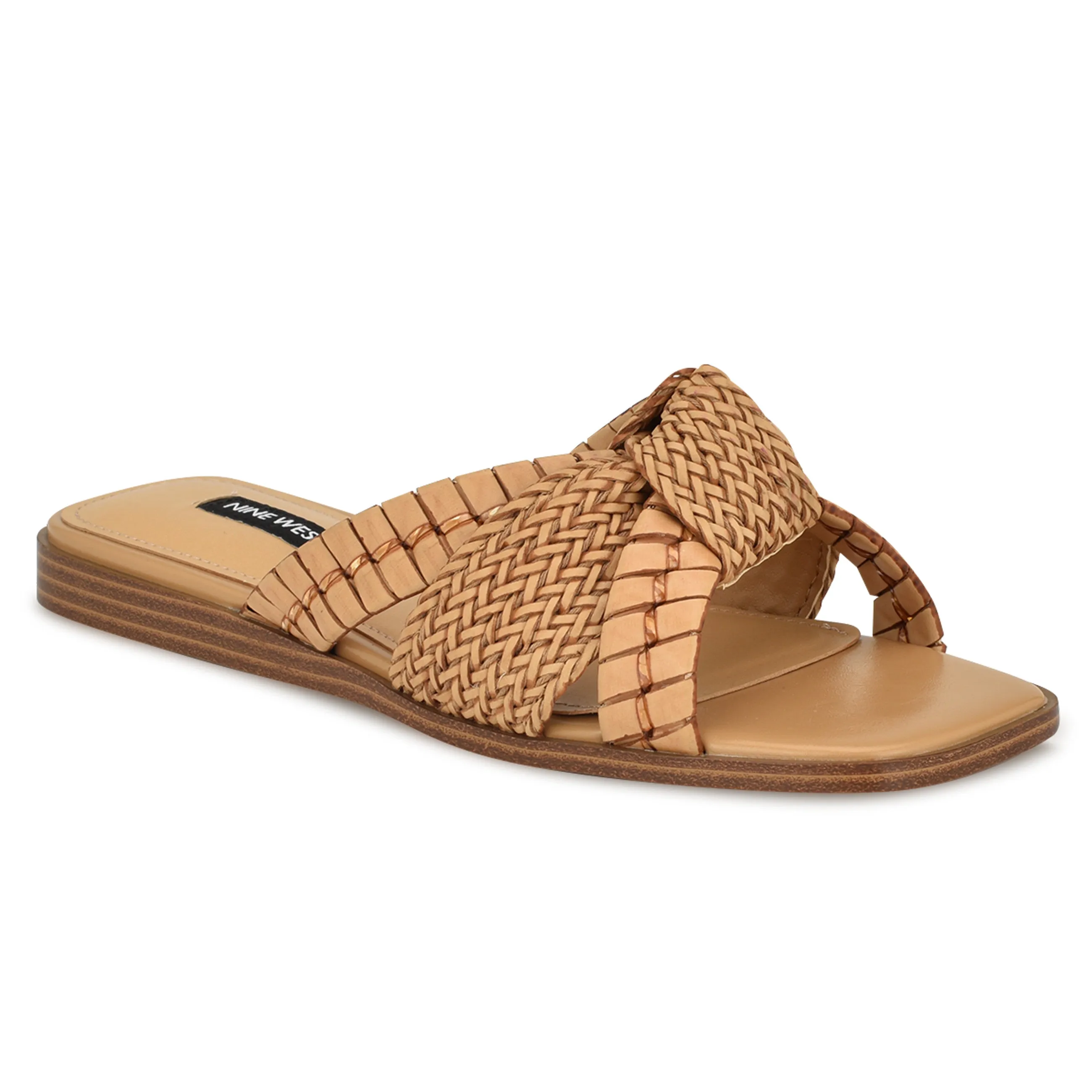 Olson Knotted Flat Slide Sandals