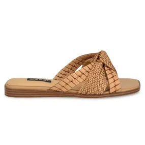 Olson Knotted Flat Slide Sandals