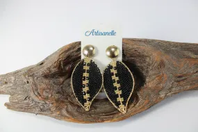 PA RO beaded earrings