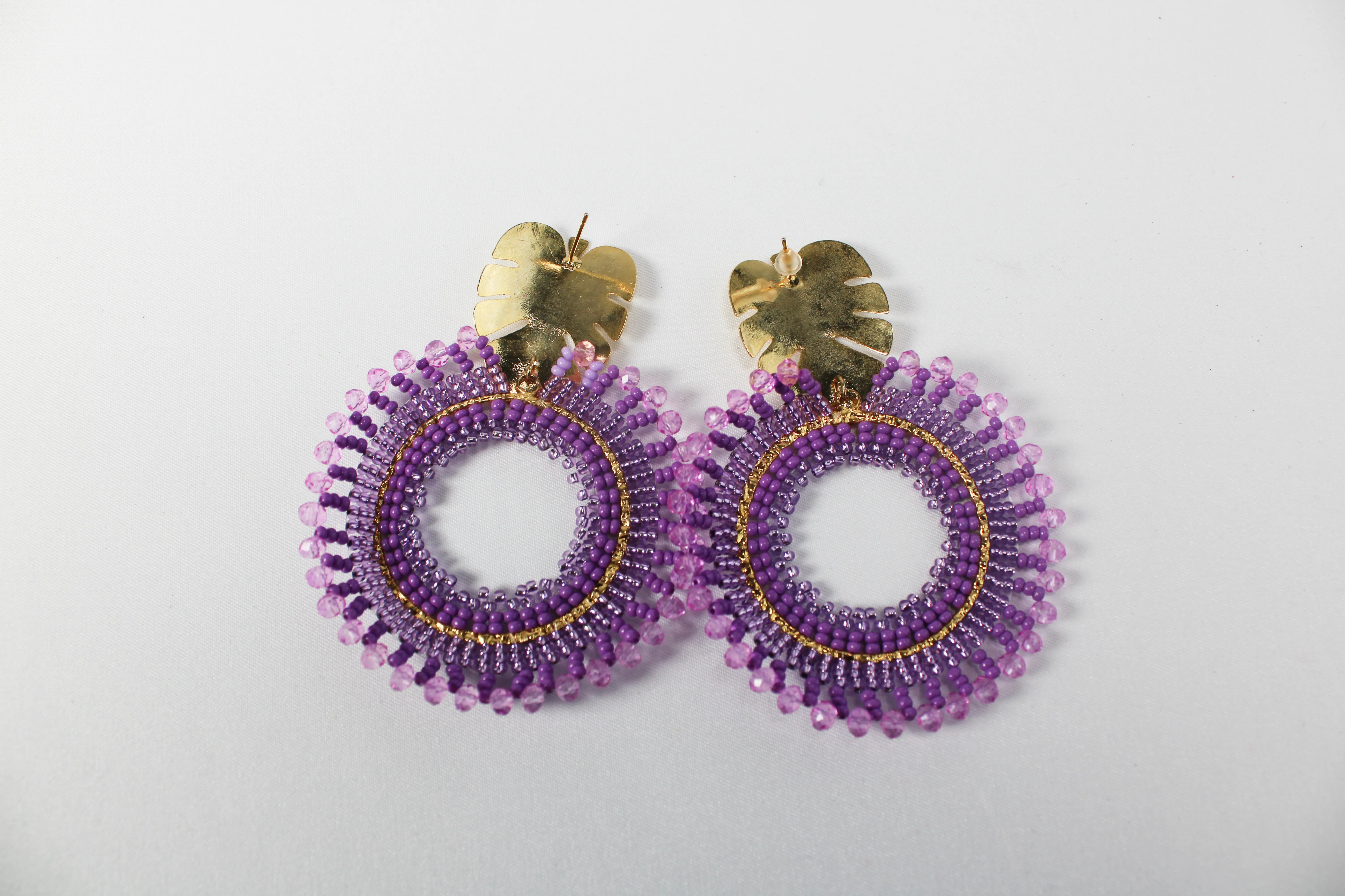 PA RO beaded earrings