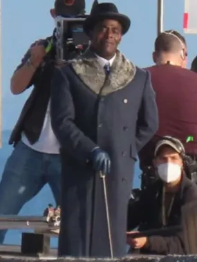 Paterson Joseph Wonka 2023 Grey Coat