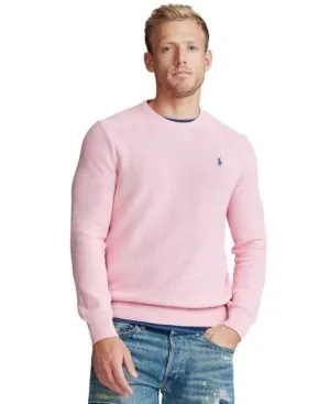 POLO RALPH LAUREN Men's Cotton Textured Crewneck Sweater