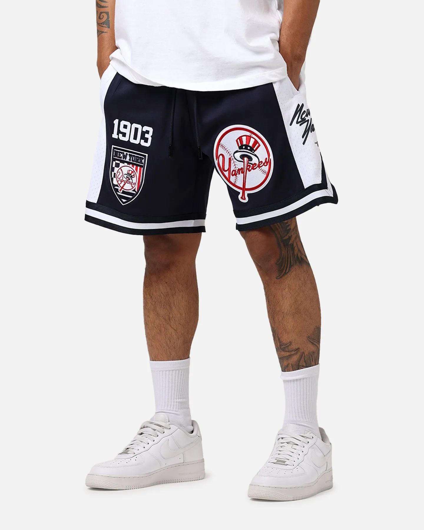 Pro Standard New York Yankees Fast Lane 2.0 Shorts Midnight Navy