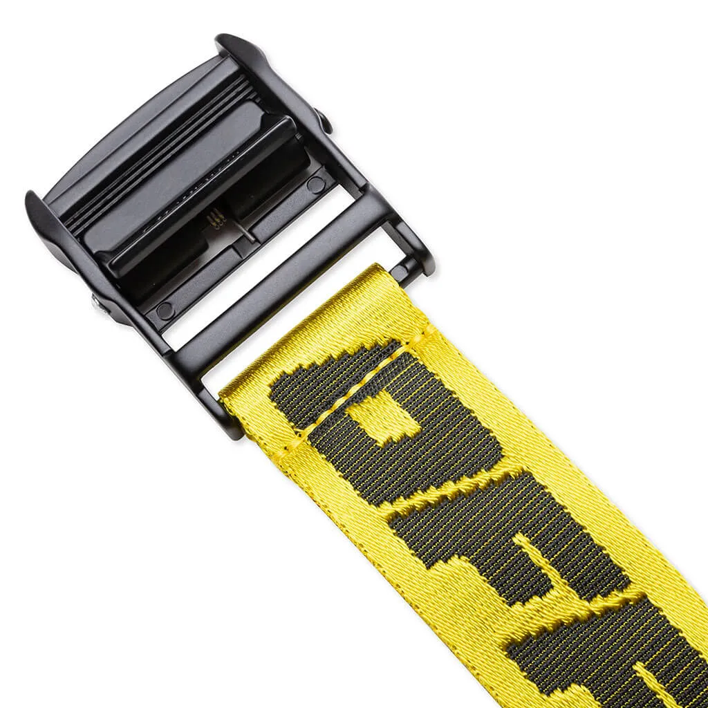 Quote Tape Belt H35 - Yellow/Black