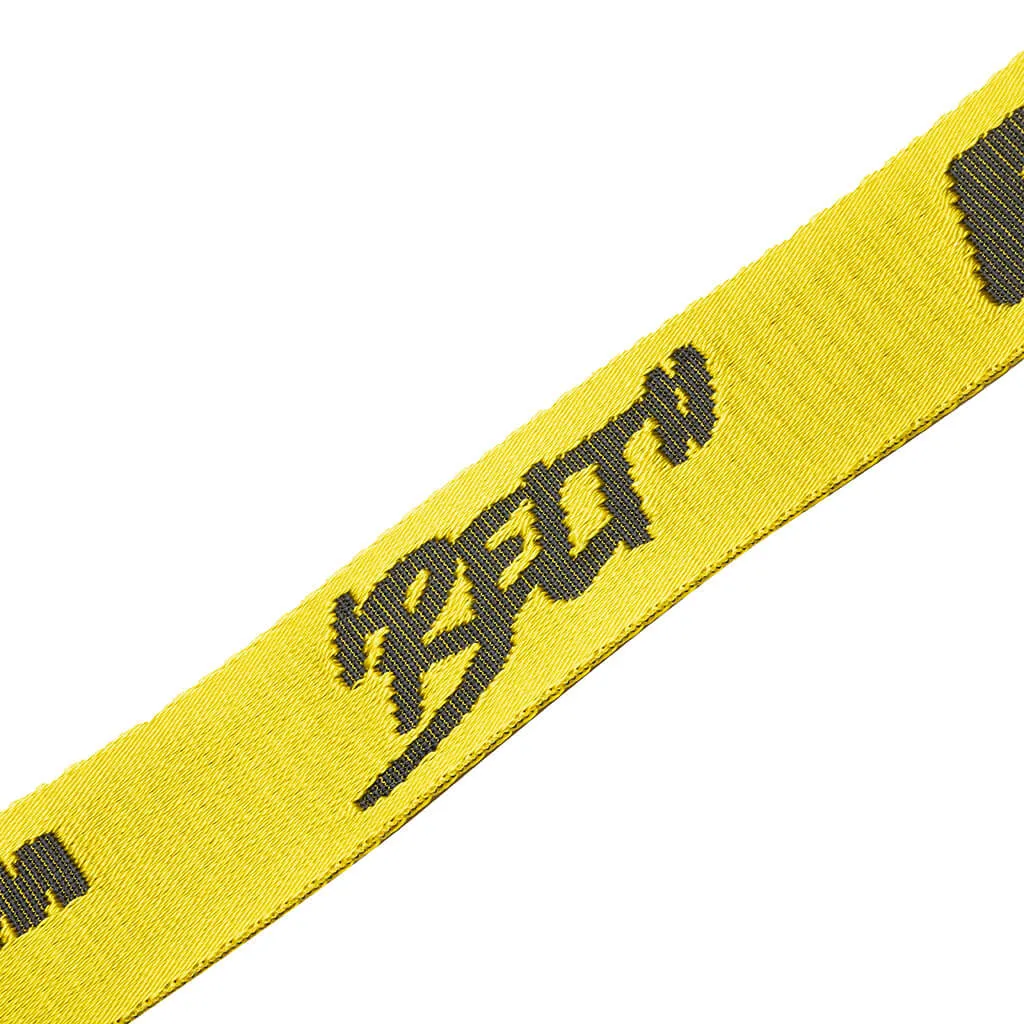 Quote Tape Belt H35 - Yellow/Black