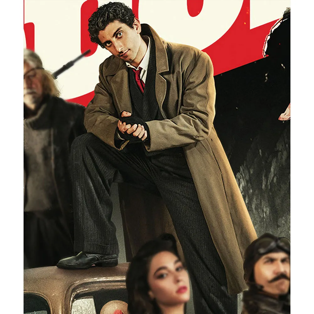 Robbing Mussolini Pietro Castellitto Cotton Coat