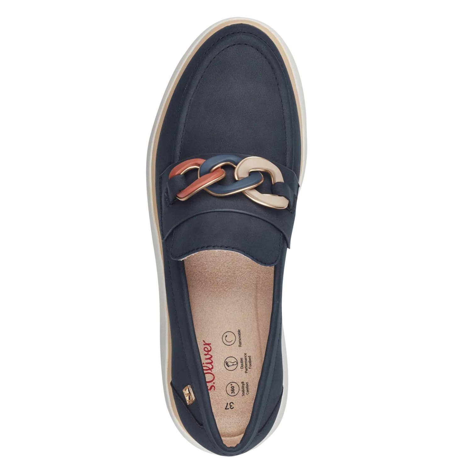 S Oliver Loafer Navy