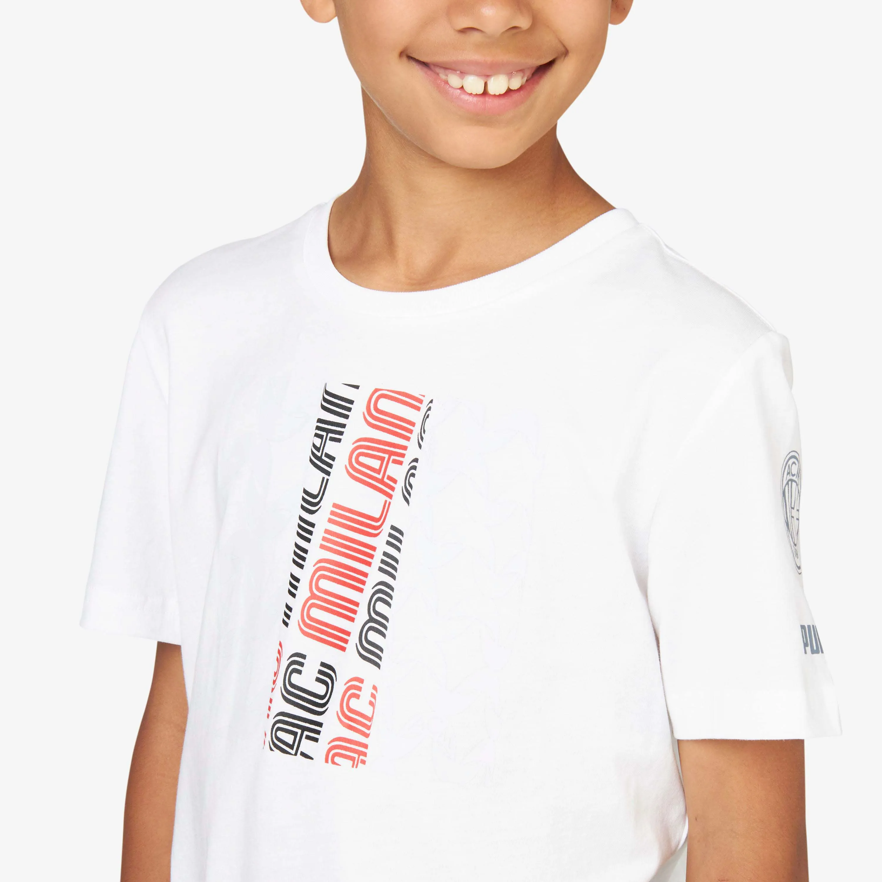 T-SHIRT MILAN FOOTBALL CORE BAMBINO CON STAMPE