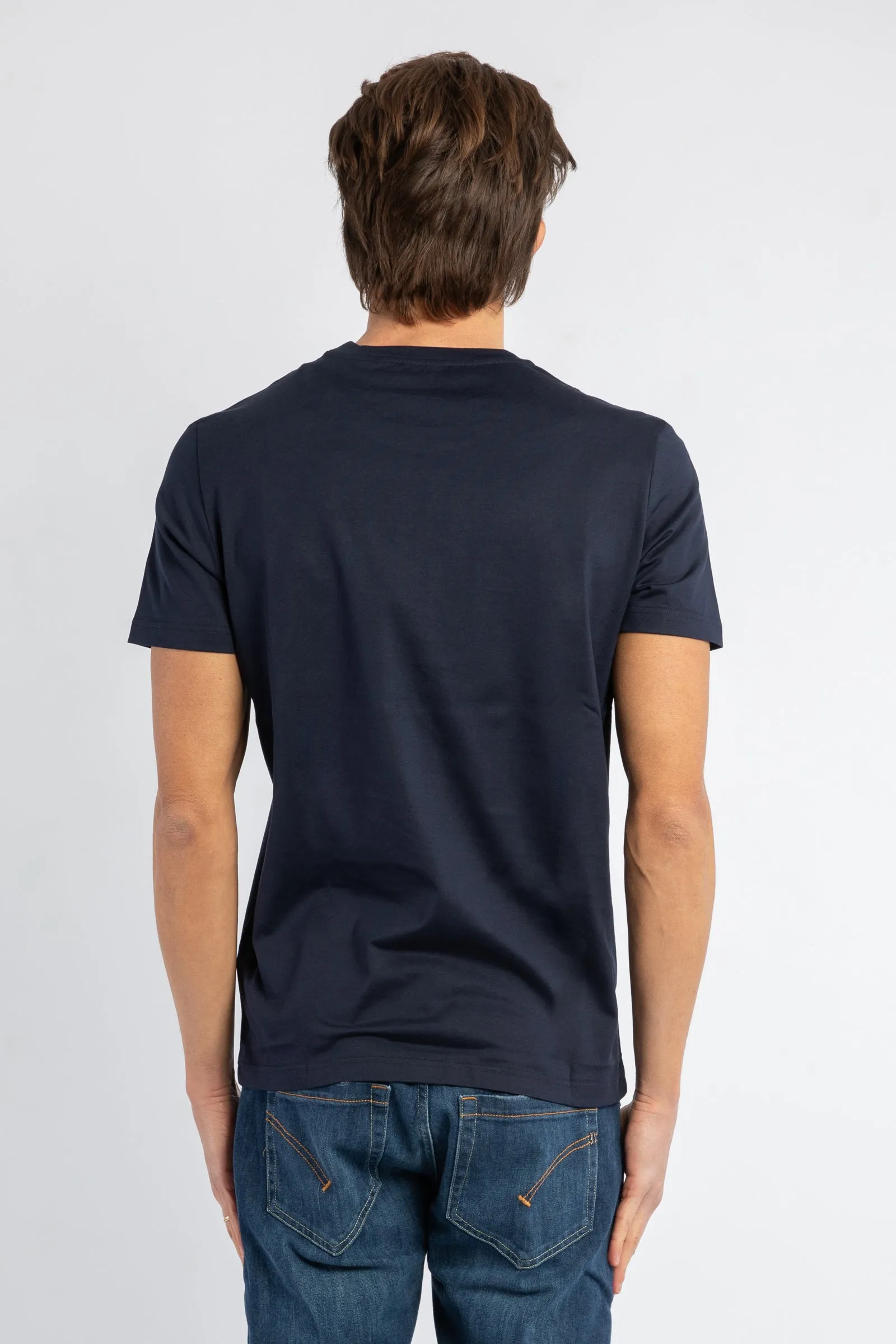 T-shirt regular in jersey con ricamo