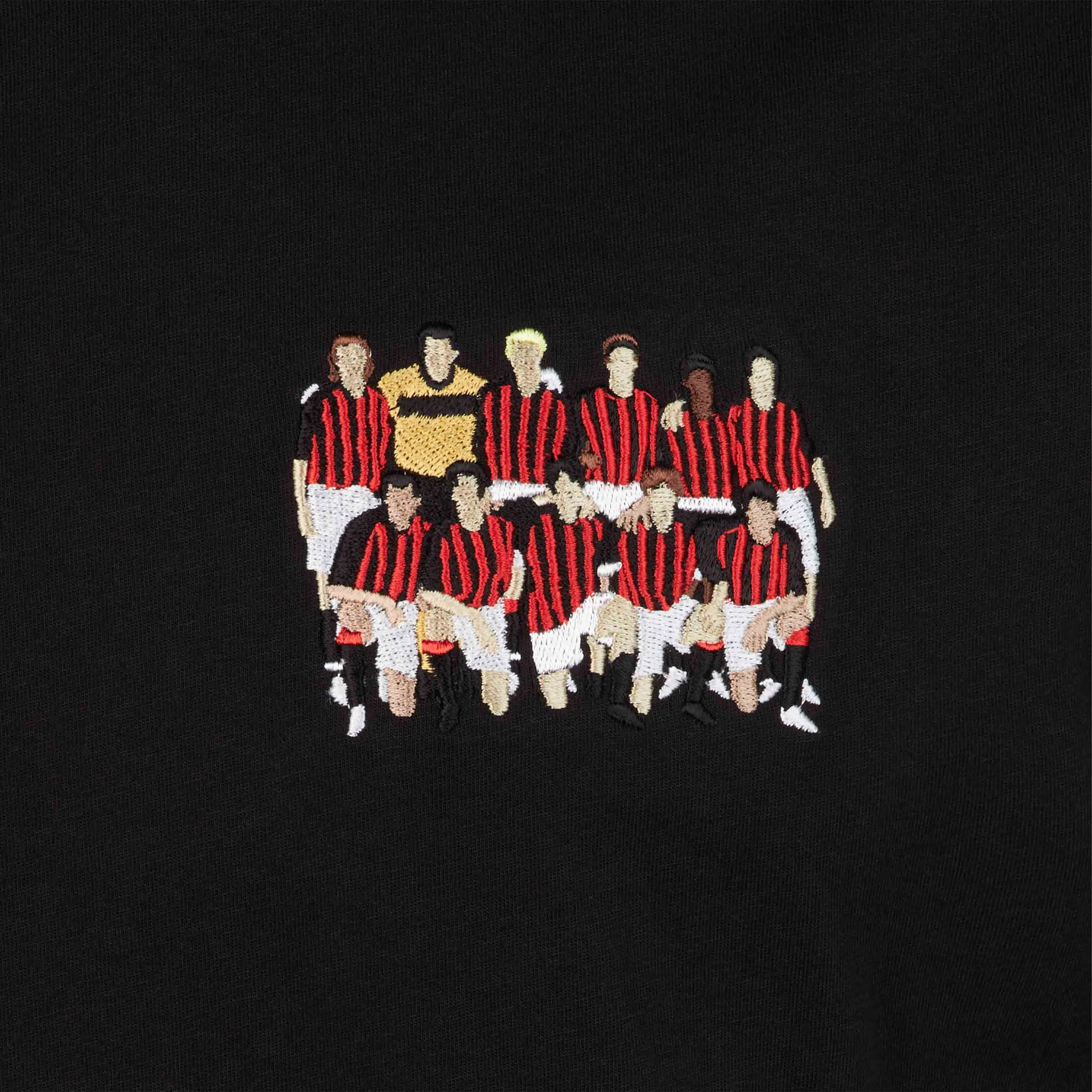 T-SHIRT RICAMATA AC MILAN COPPA ITALIA RETRO COLLECTION 2003