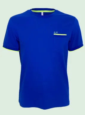 T-SHIRT UOMO BLU ELETTRICO