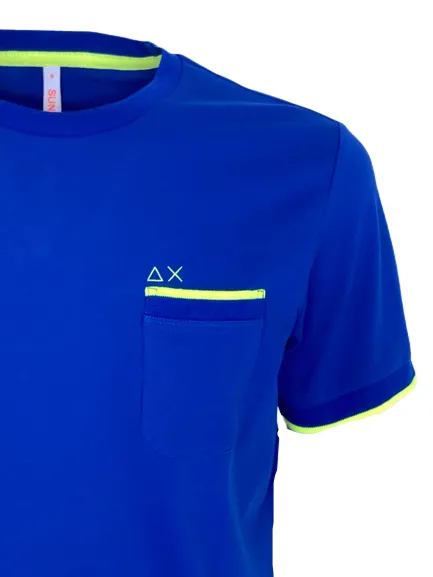 T-SHIRT UOMO BLU ELETTRICO