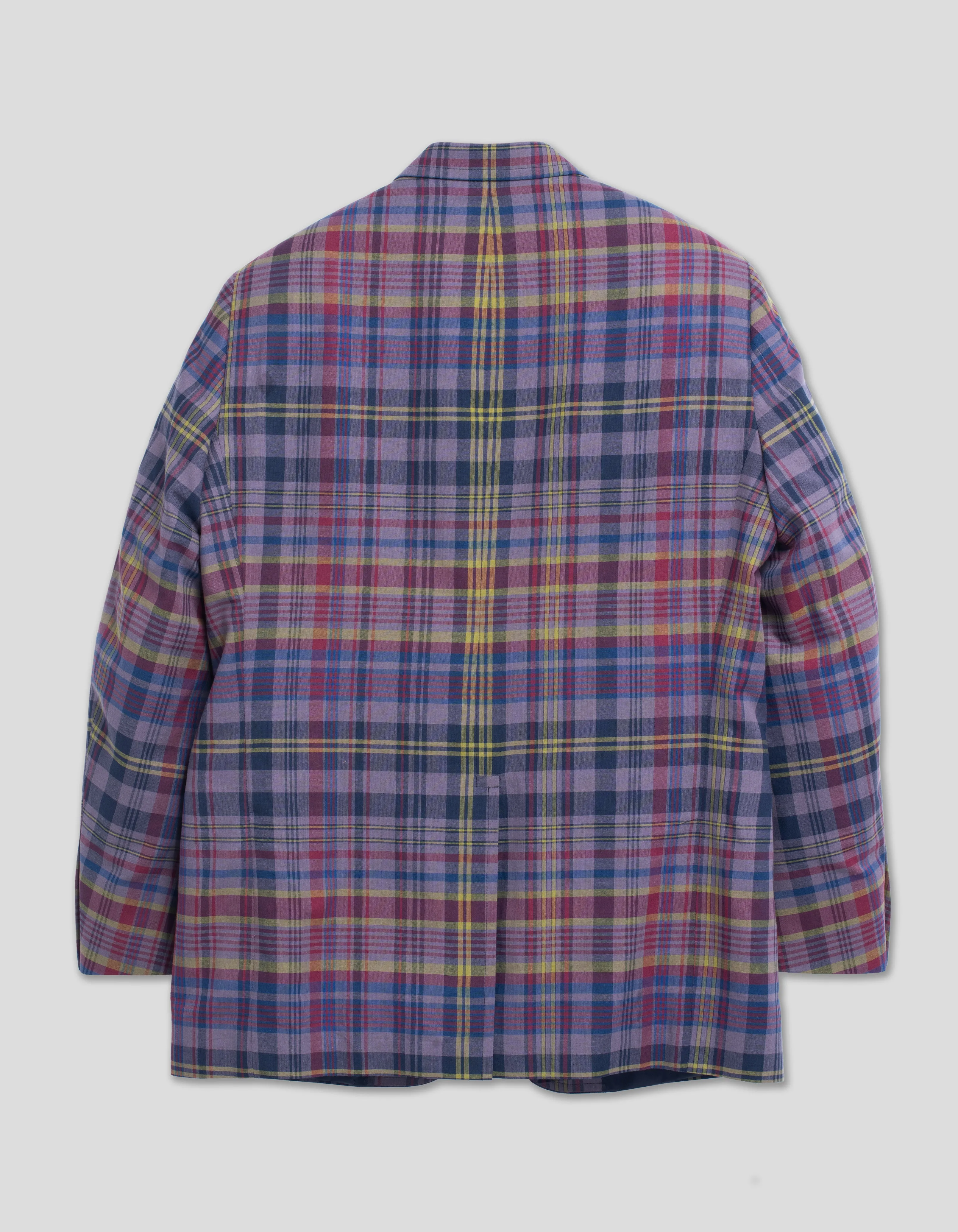 TEA STAINED MADRAS SPORT COAT -  MTO