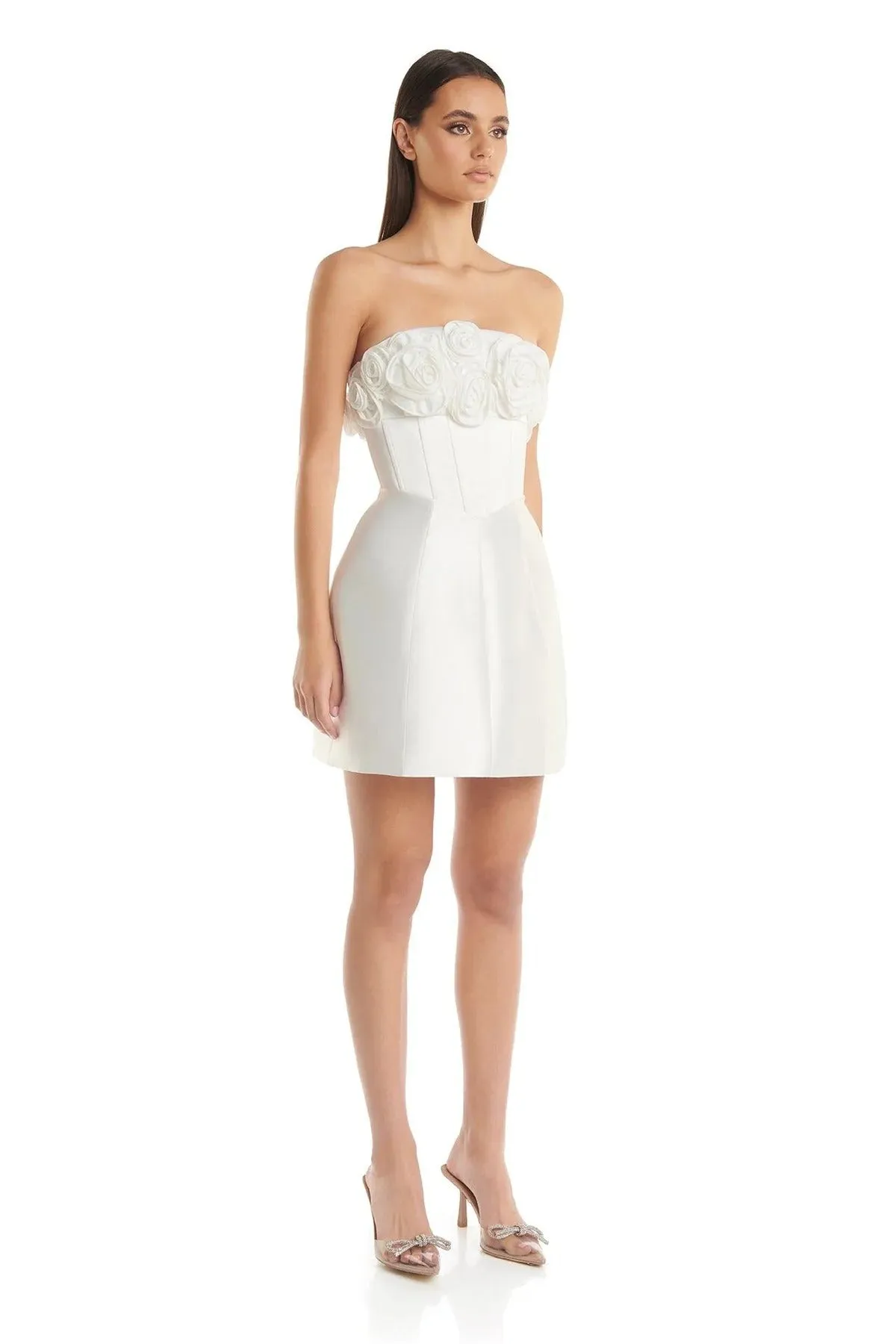 Tehanni Dress - White