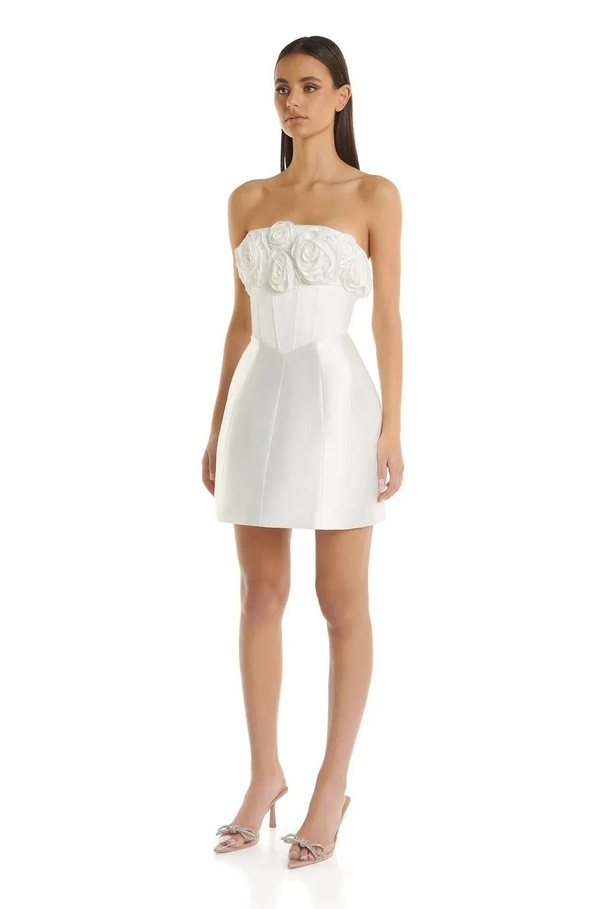 Tehanni Dress - White