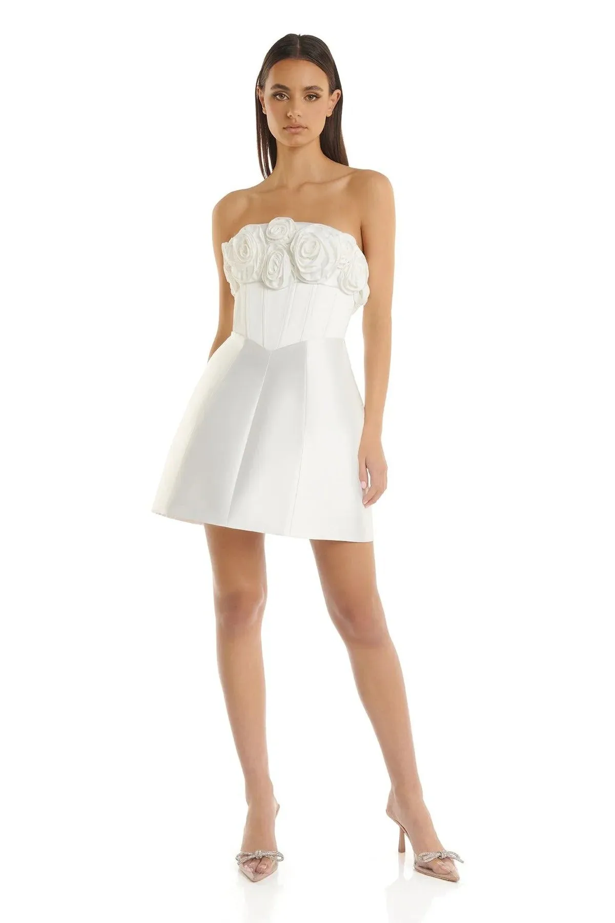 Tehanni Dress - White