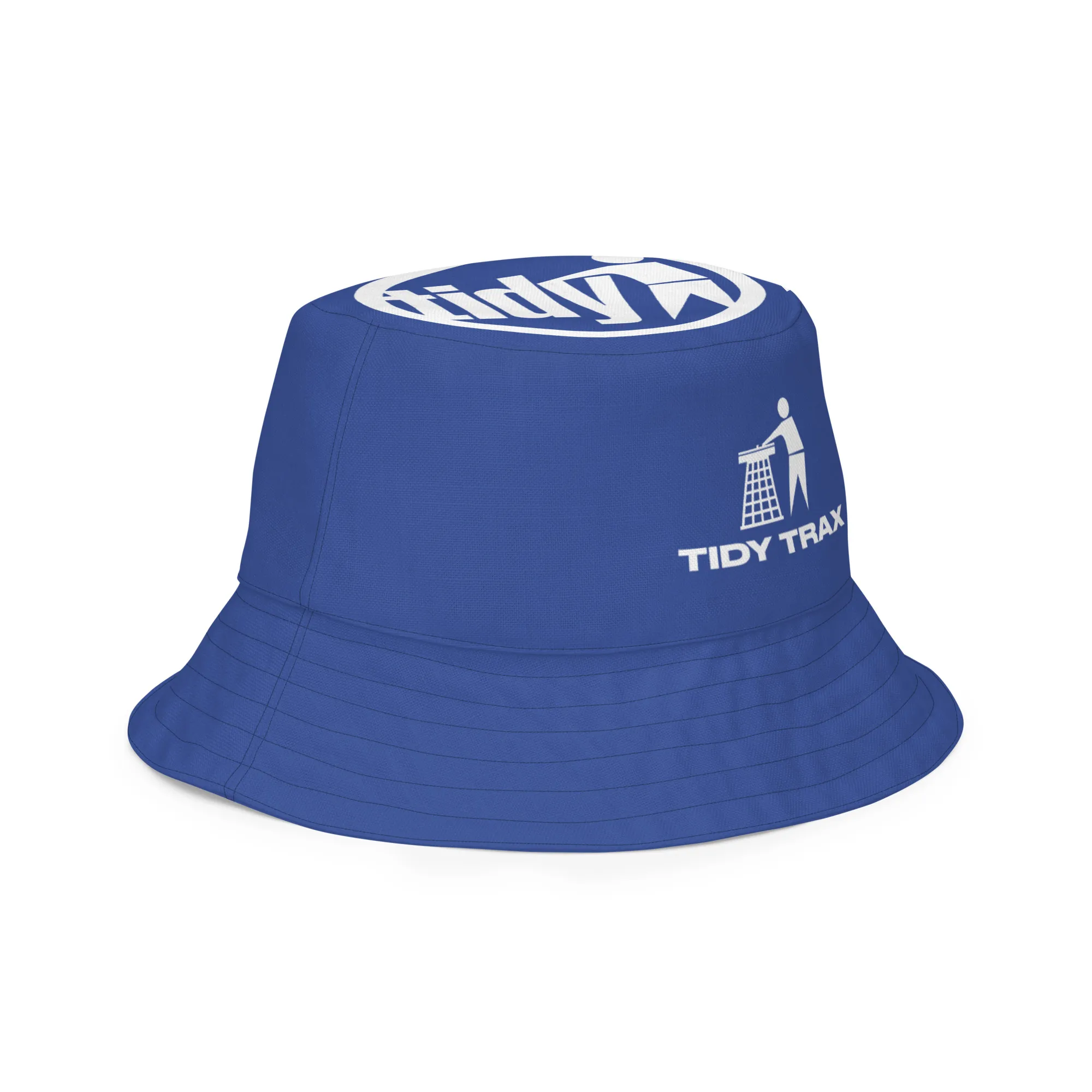 Tidy Blue & White Reversible Bucket Hat