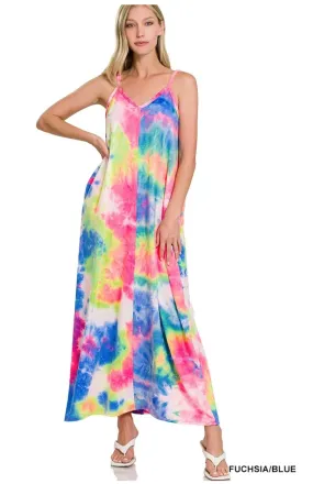 Tie Dye Maxi Dress