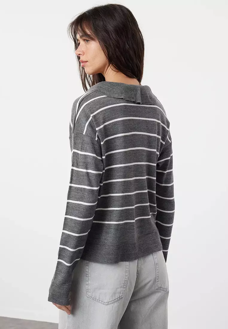 Trendyol Stripe Sweater