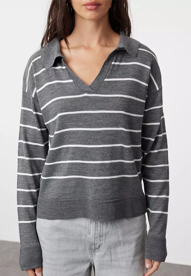 Trendyol Stripe Sweater