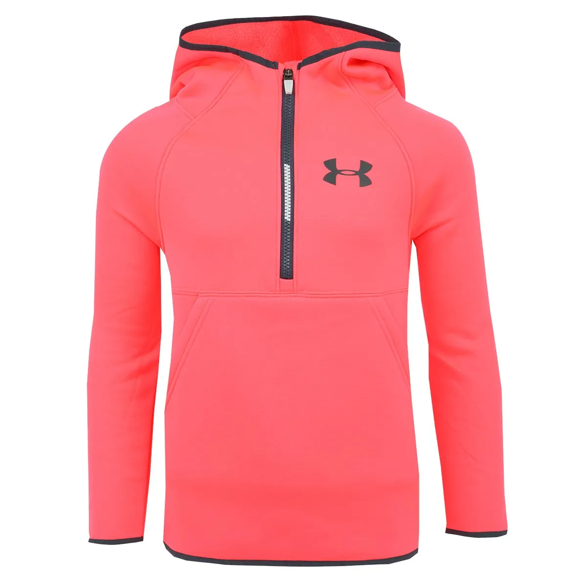 Under Armour Girl's Solid 1/4 Zip Fleece Track Sweatshirt