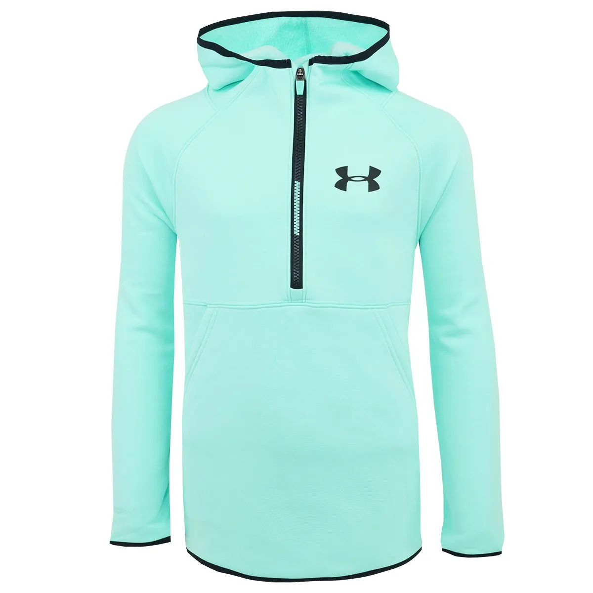 Under Armour Girl's Solid 1/4 Zip Fleece Track Sweatshirt