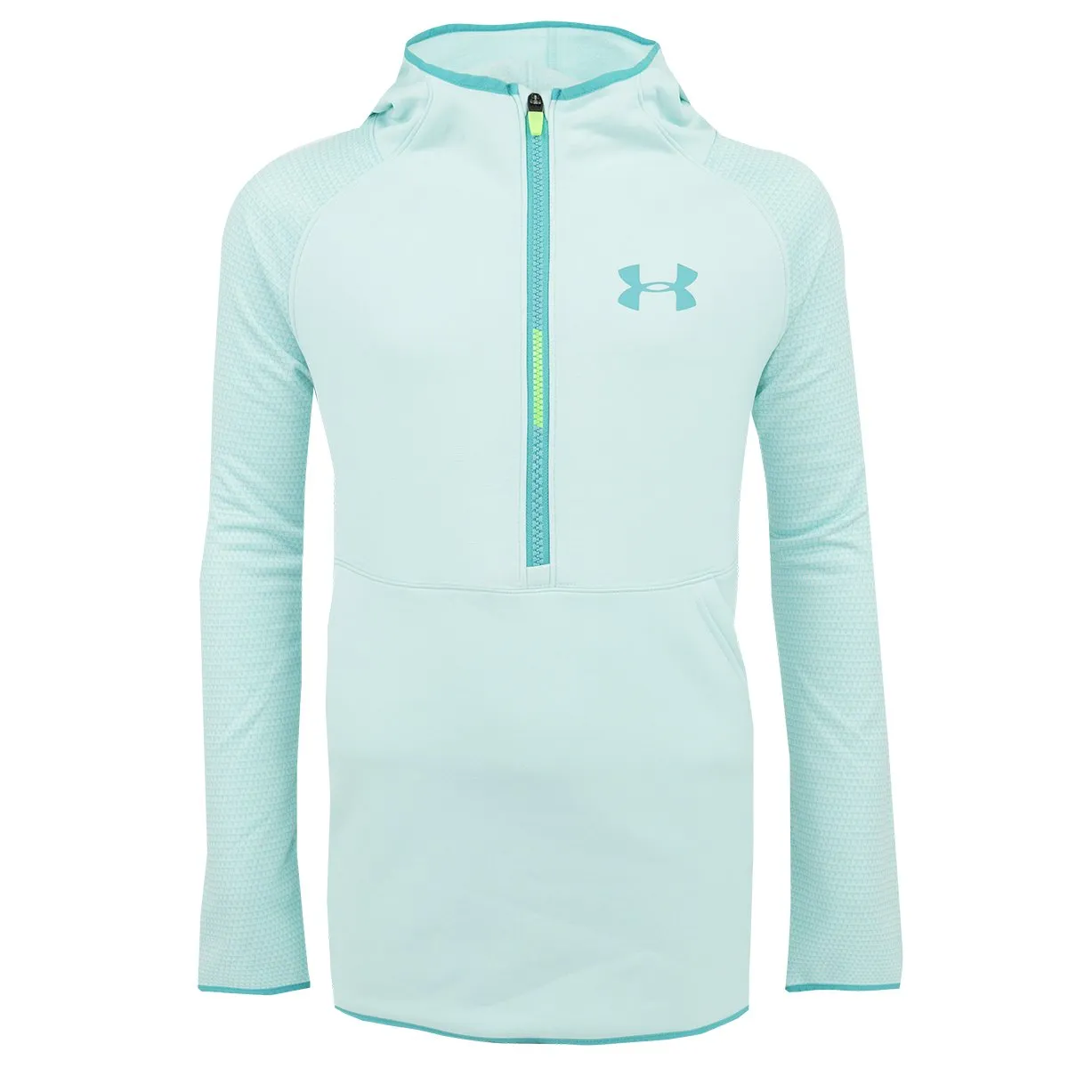 Under Armour Girl's Solid 1/4 Zip Fleece Track Sweatshirt