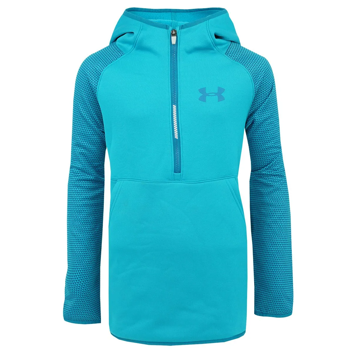 Under Armour Girl's Solid 1/4 Zip Fleece Track Sweatshirt