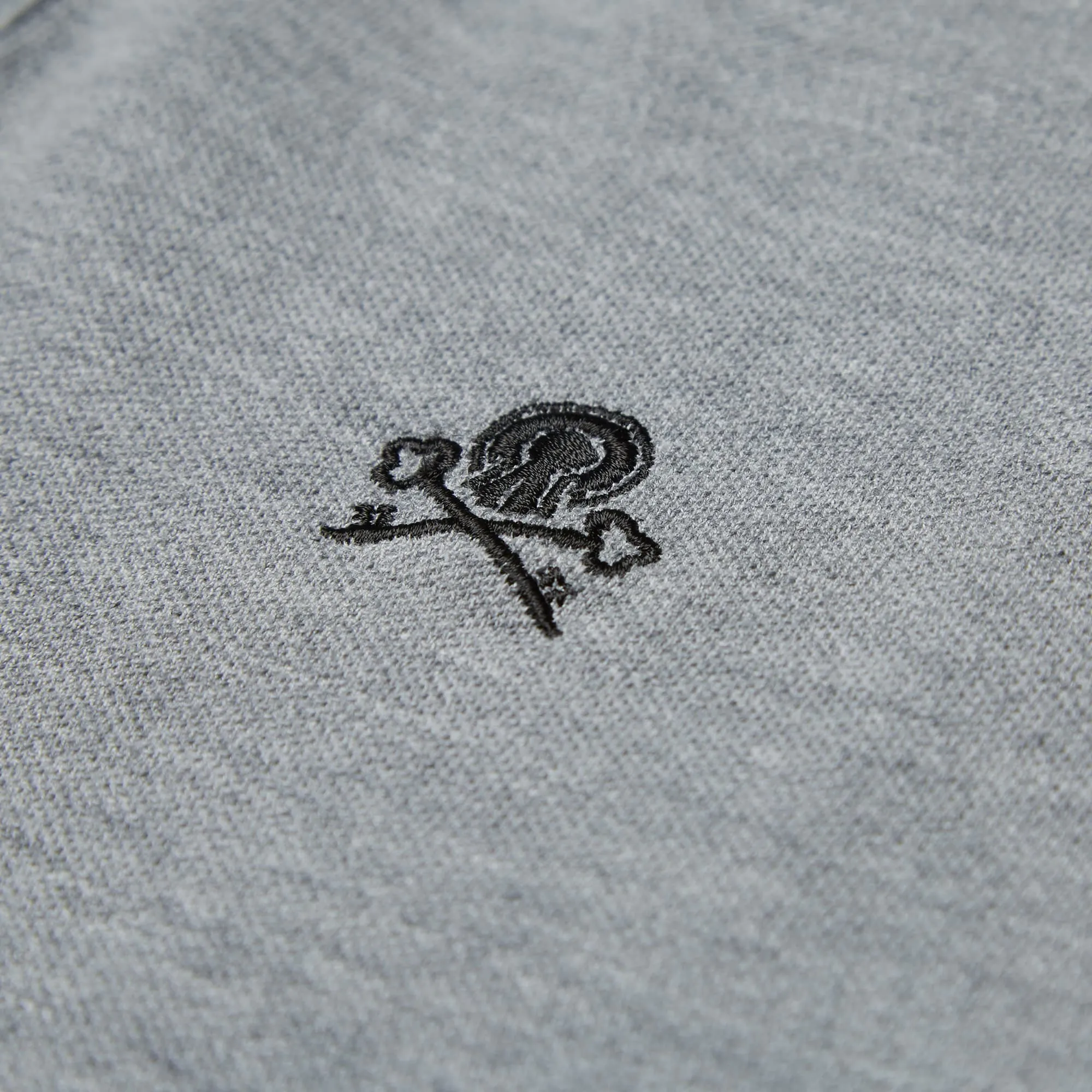 Uniform Experiment Skull Polo ShirtGrey