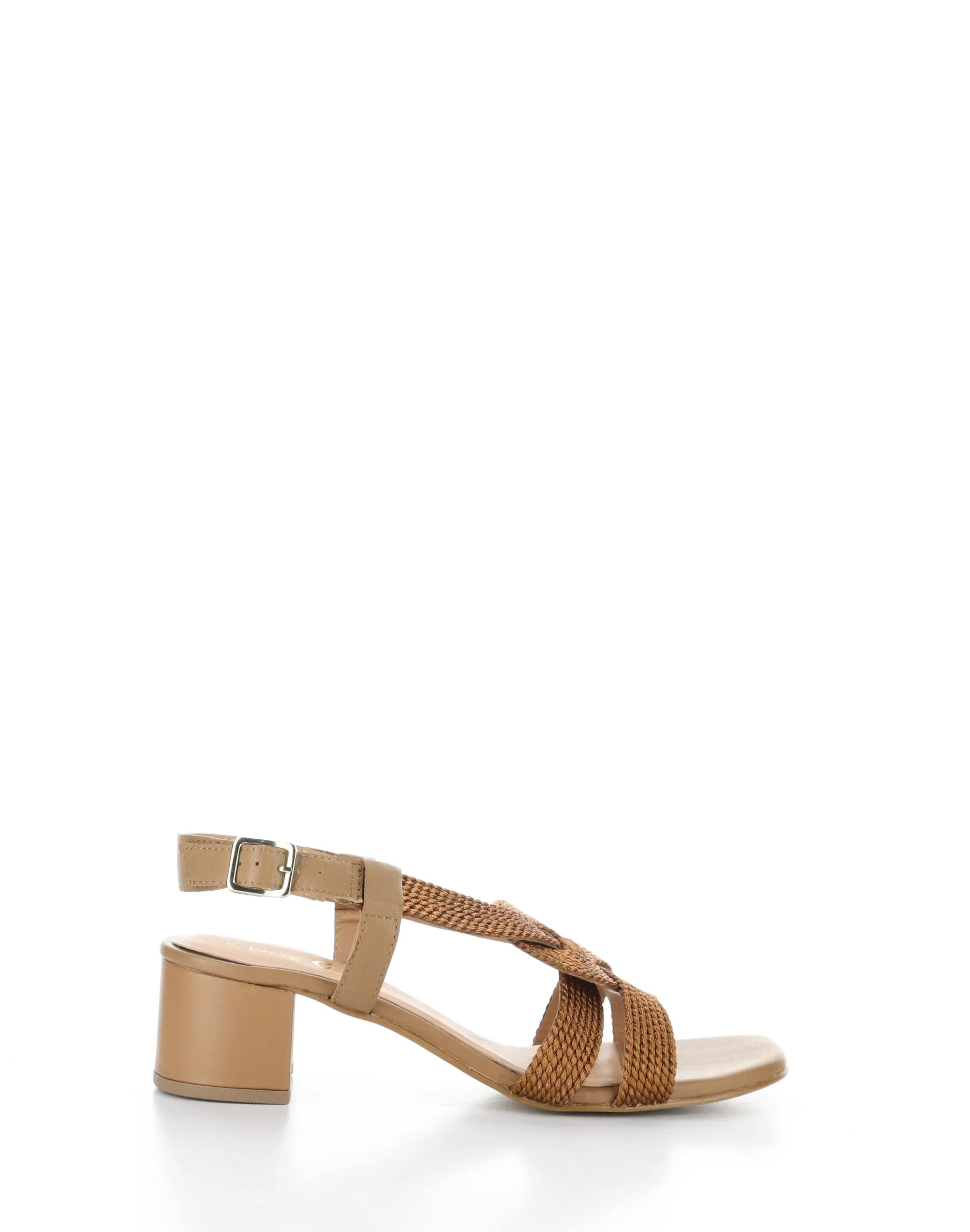 UPBEAT TAN Buckle Sandals