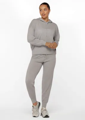 Wellness Wool Trackpant | Grey | Pants | Lorna Jane Australia