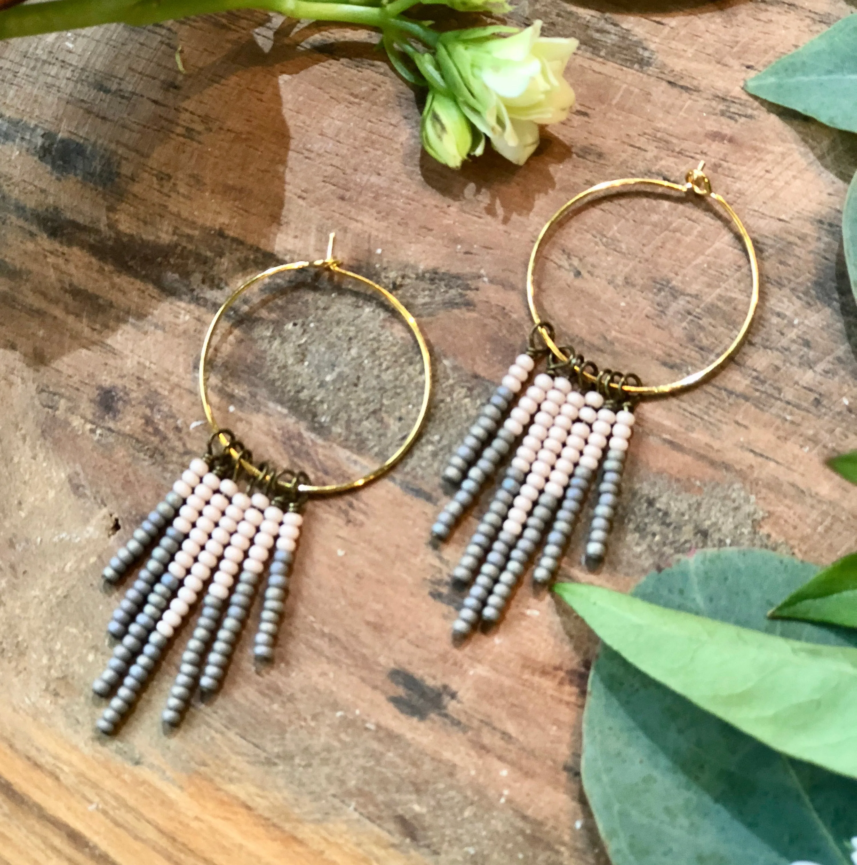 Willa Earrings - Peach