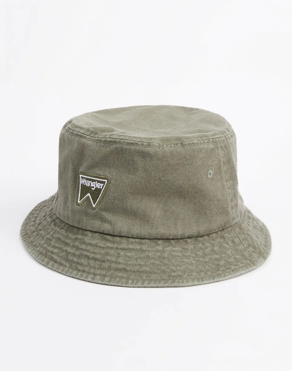 Wrangler Cotton Twill Bucket Hat Olive