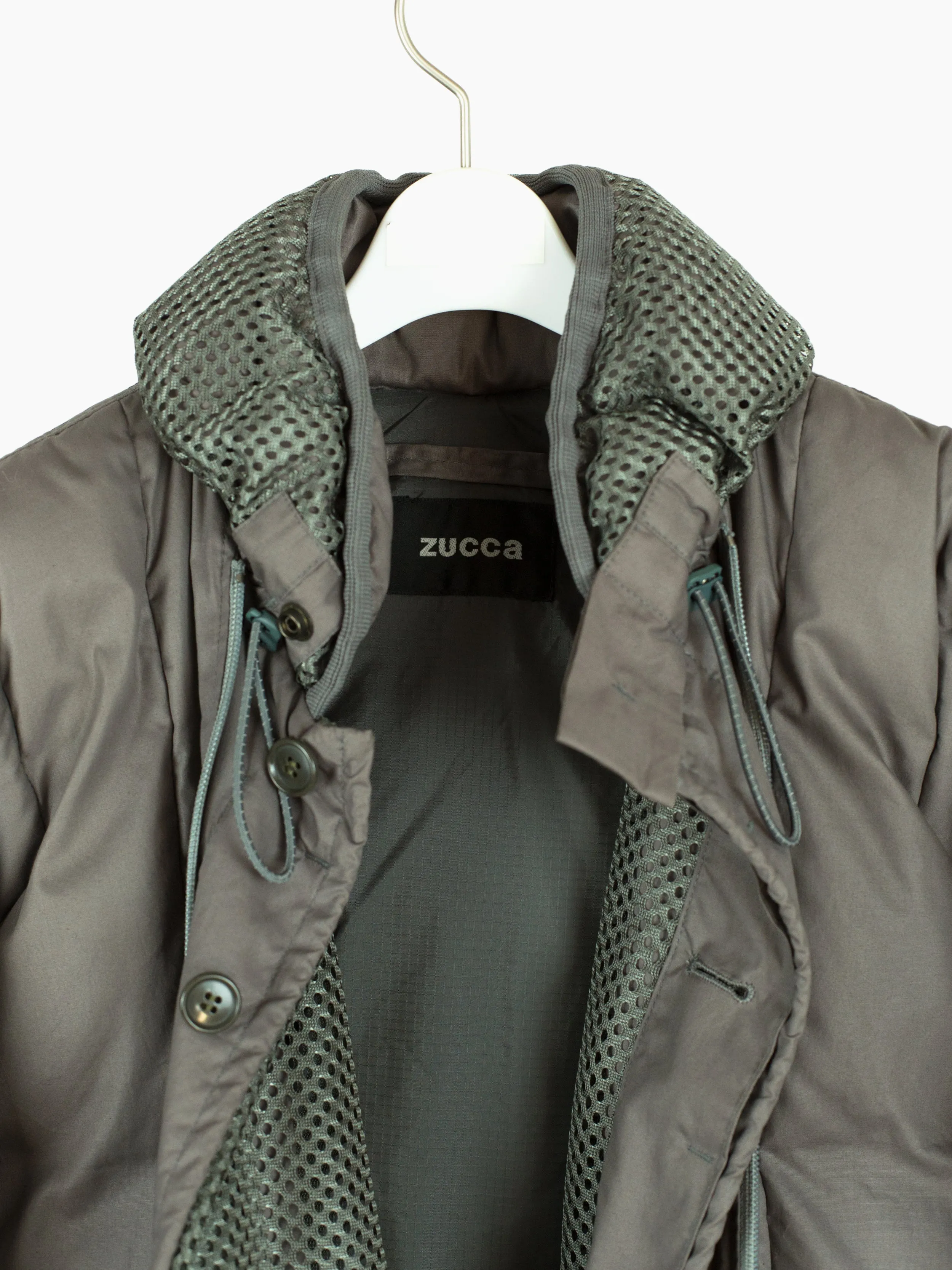 Zucca AW03 Layered Down Cargo Coat