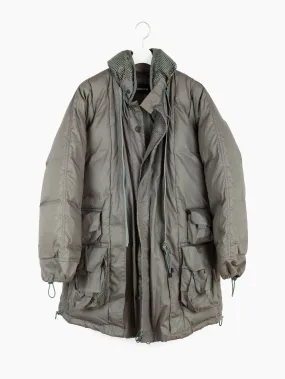 Zucca AW03 Layered Down Cargo Coat